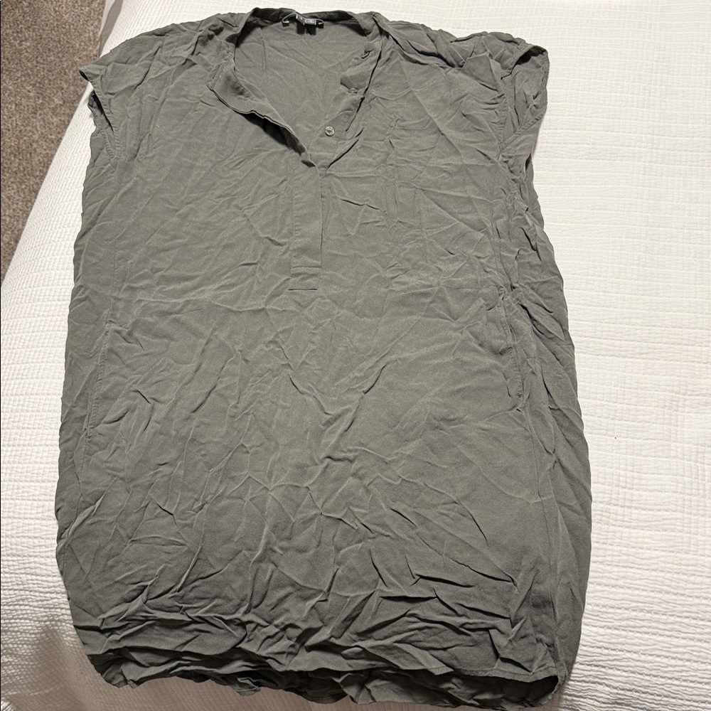 Vince Camuto Olive Green Dress